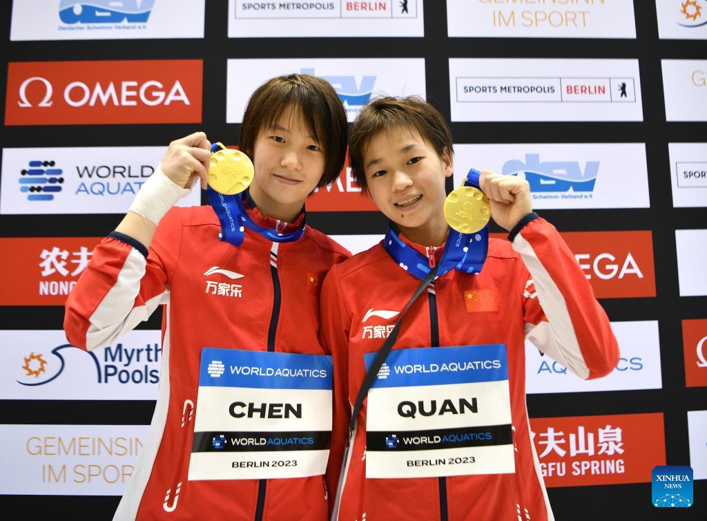 China sweep four synchro diving golds at World Cup Berlin Super Final ...