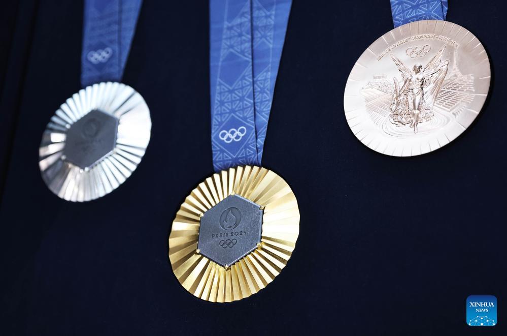 Paris 2024 Olympics medals unveiled- China.org.cn